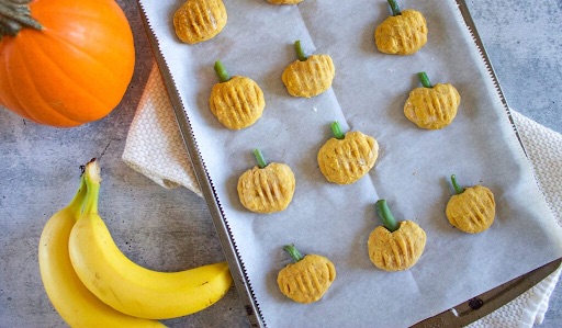 Banana Pumpkin Dog Treats