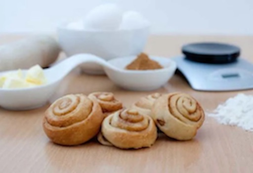 Cinnamon Roll Dog Treats