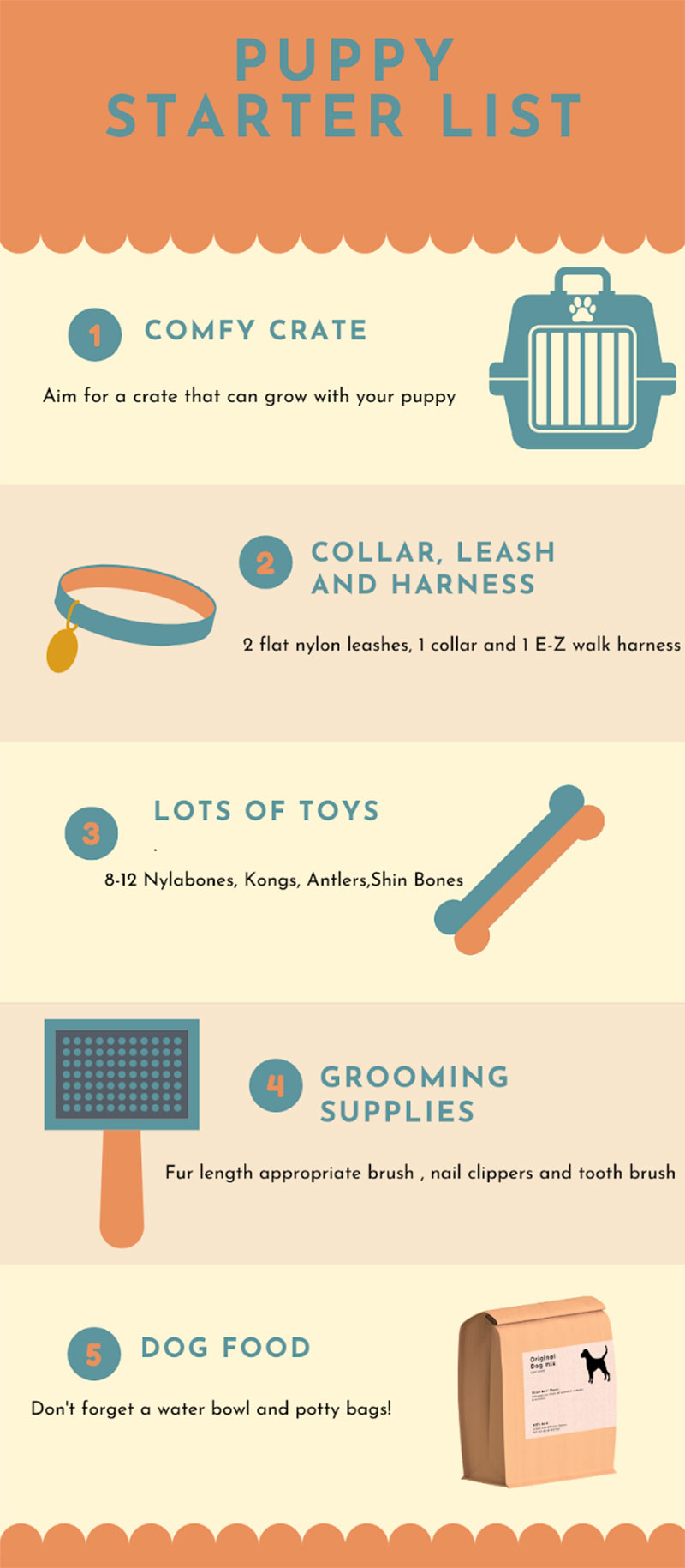 Items you need for a cheap puppy