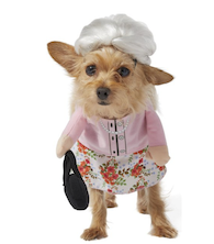 Granny dog halloween costume