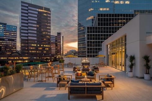 Westin hotel rooftop houston