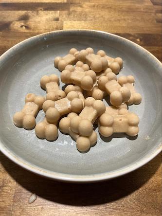 Frozen Mini Dog Treat Bones