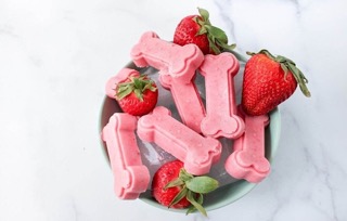 Strawberry Puppy Treats